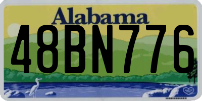 AL license plate 48BN776