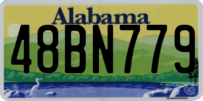 AL license plate 48BN779