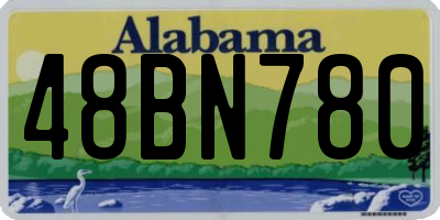 AL license plate 48BN780