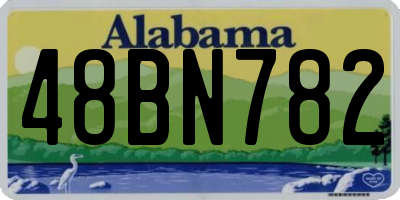 AL license plate 48BN782