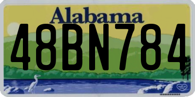 AL license plate 48BN784