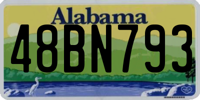 AL license plate 48BN793