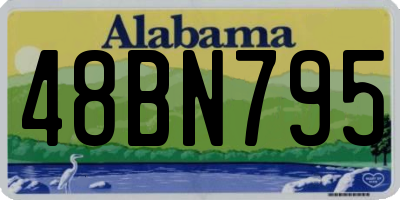 AL license plate 48BN795
