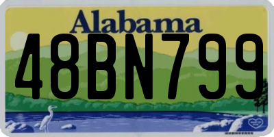 AL license plate 48BN799
