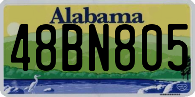 AL license plate 48BN805