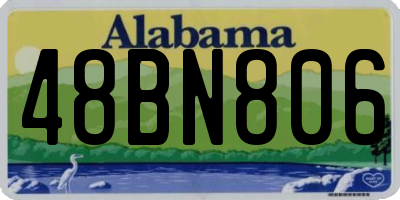AL license plate 48BN806
