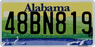 AL license plate 48BN819