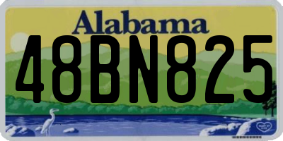 AL license plate 48BN825