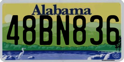 AL license plate 48BN836