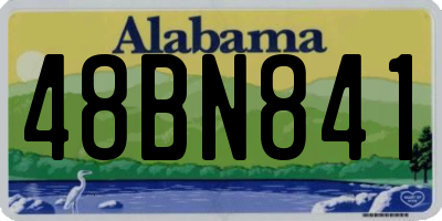 AL license plate 48BN841