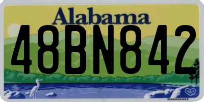 AL license plate 48BN842