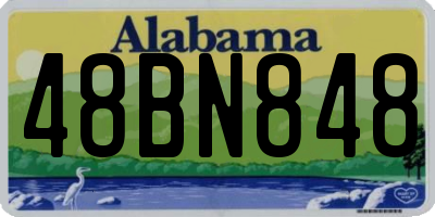AL license plate 48BN848