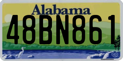 AL license plate 48BN861