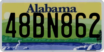 AL license plate 48BN862