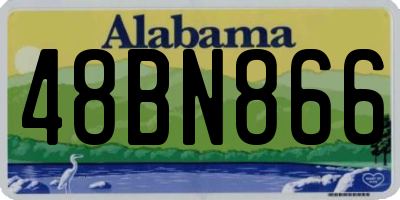 AL license plate 48BN866