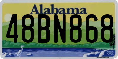AL license plate 48BN868