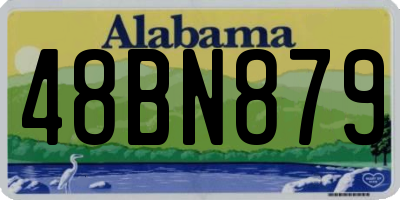 AL license plate 48BN879