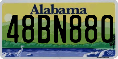AL license plate 48BN880