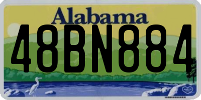 AL license plate 48BN884