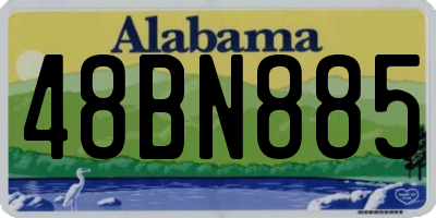 AL license plate 48BN885
