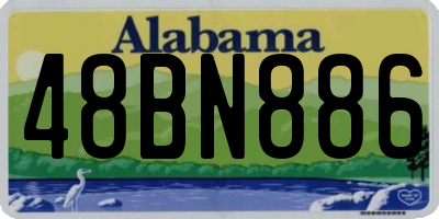 AL license plate 48BN886