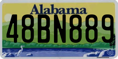 AL license plate 48BN889
