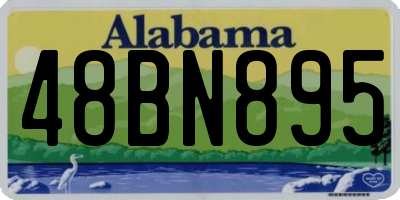 AL license plate 48BN895