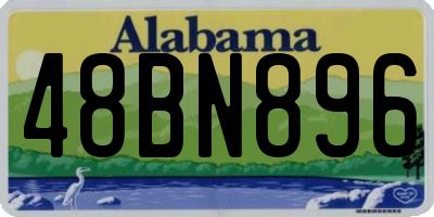 AL license plate 48BN896
