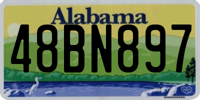 AL license plate 48BN897