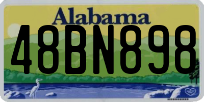 AL license plate 48BN898