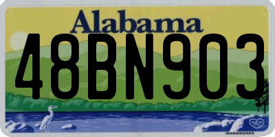 AL license plate 48BN903