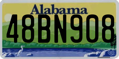 AL license plate 48BN908