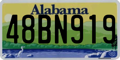 AL license plate 48BN919