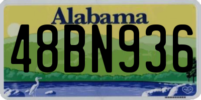 AL license plate 48BN936