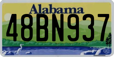 AL license plate 48BN937