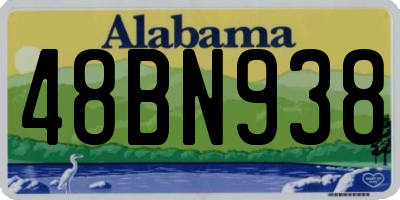 AL license plate 48BN938