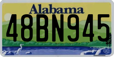 AL license plate 48BN945