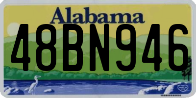 AL license plate 48BN946