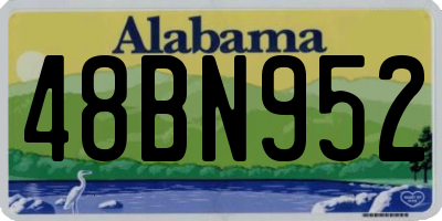 AL license plate 48BN952