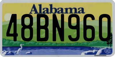 AL license plate 48BN960