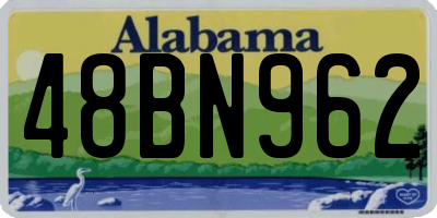AL license plate 48BN962