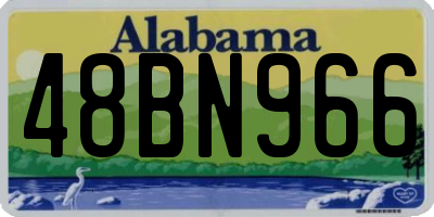 AL license plate 48BN966