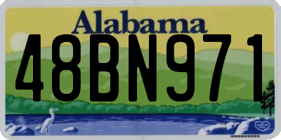 AL license plate 48BN971