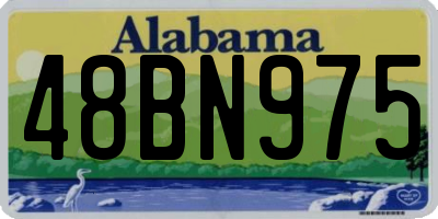 AL license plate 48BN975