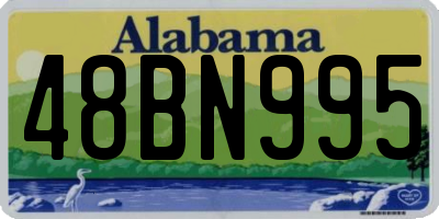 AL license plate 48BN995
