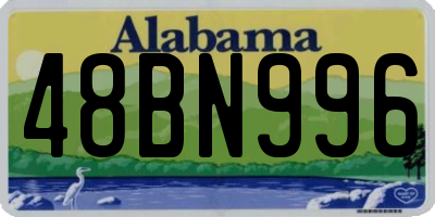 AL license plate 48BN996