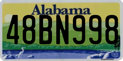 AL license plate 48BN998