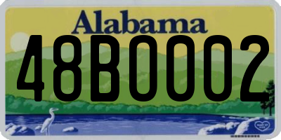 AL license plate 48BO002