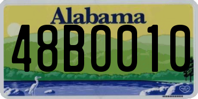 AL license plate 48BO010