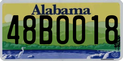 AL license plate 48BO018